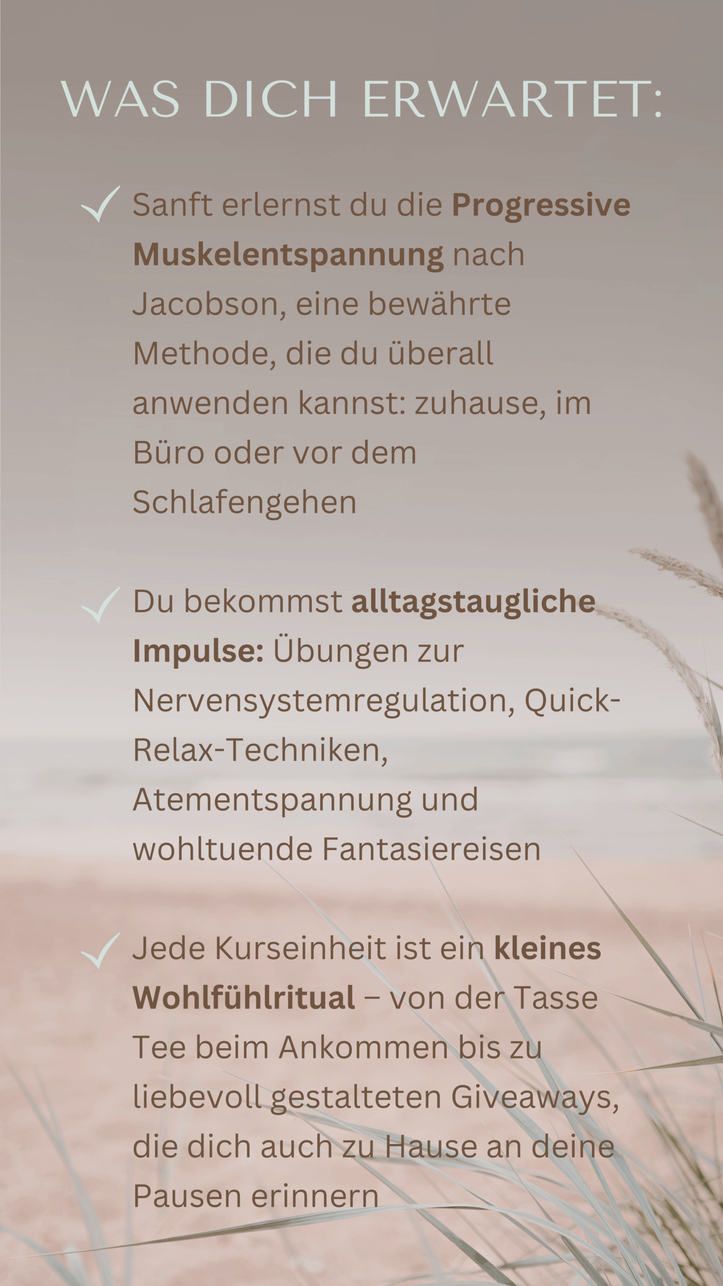 was dich erwartet